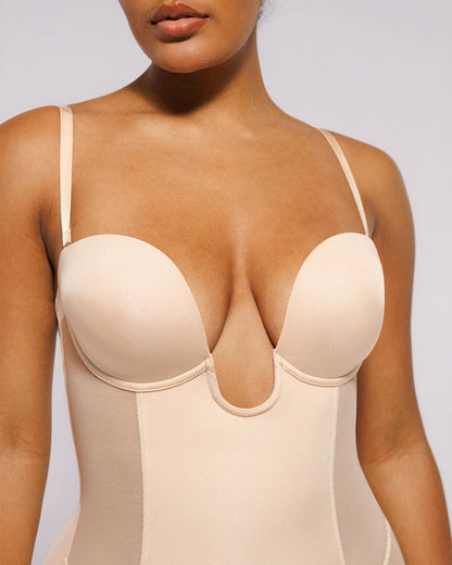MeshSmooth™ Deep Plunge Bodysuit