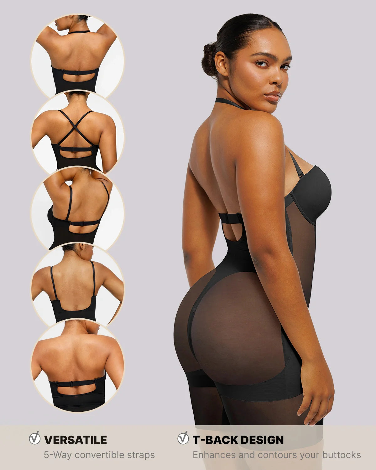 MeshSmooth™ Deep Plunge Bodysuit