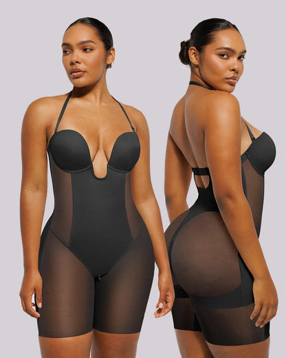 MeshSmooth™ Deep Plunge Bodysuit