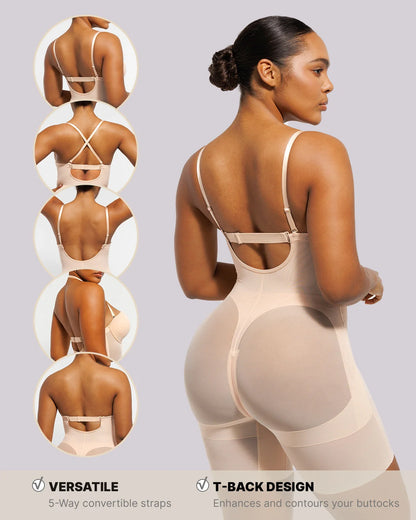 MeshSmooth™ Deep Plunge Bodysuit