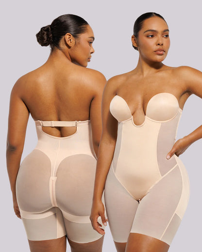 MeshSmooth™ Deep Plunge Bodysuit