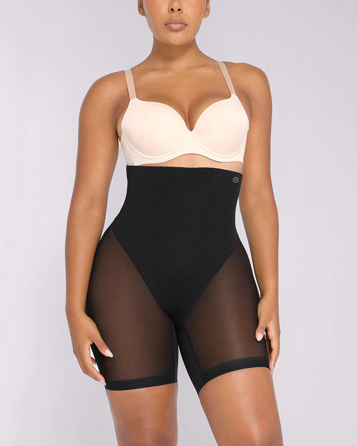 High-Waisted  Brief + Mid Thigh Short