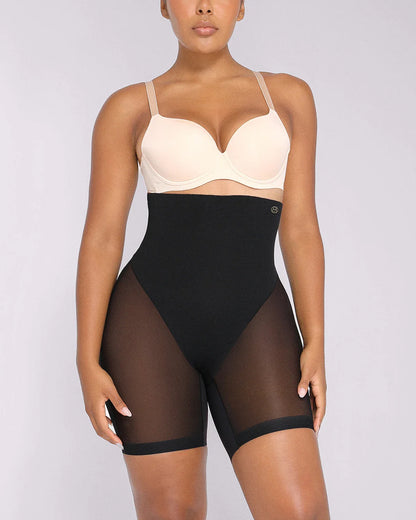 High-Waisted Mid Thigh Short + Capri