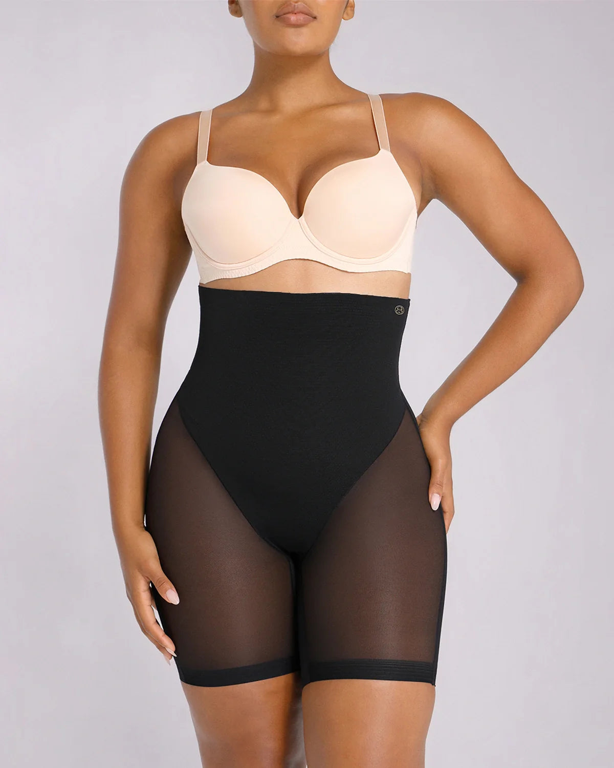 High-Waisted Mid Thigh Short + Capri