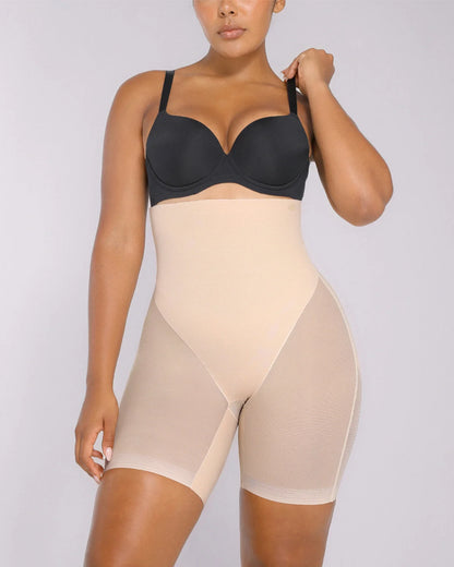 High-Waisted Mid Thigh Short + Capri