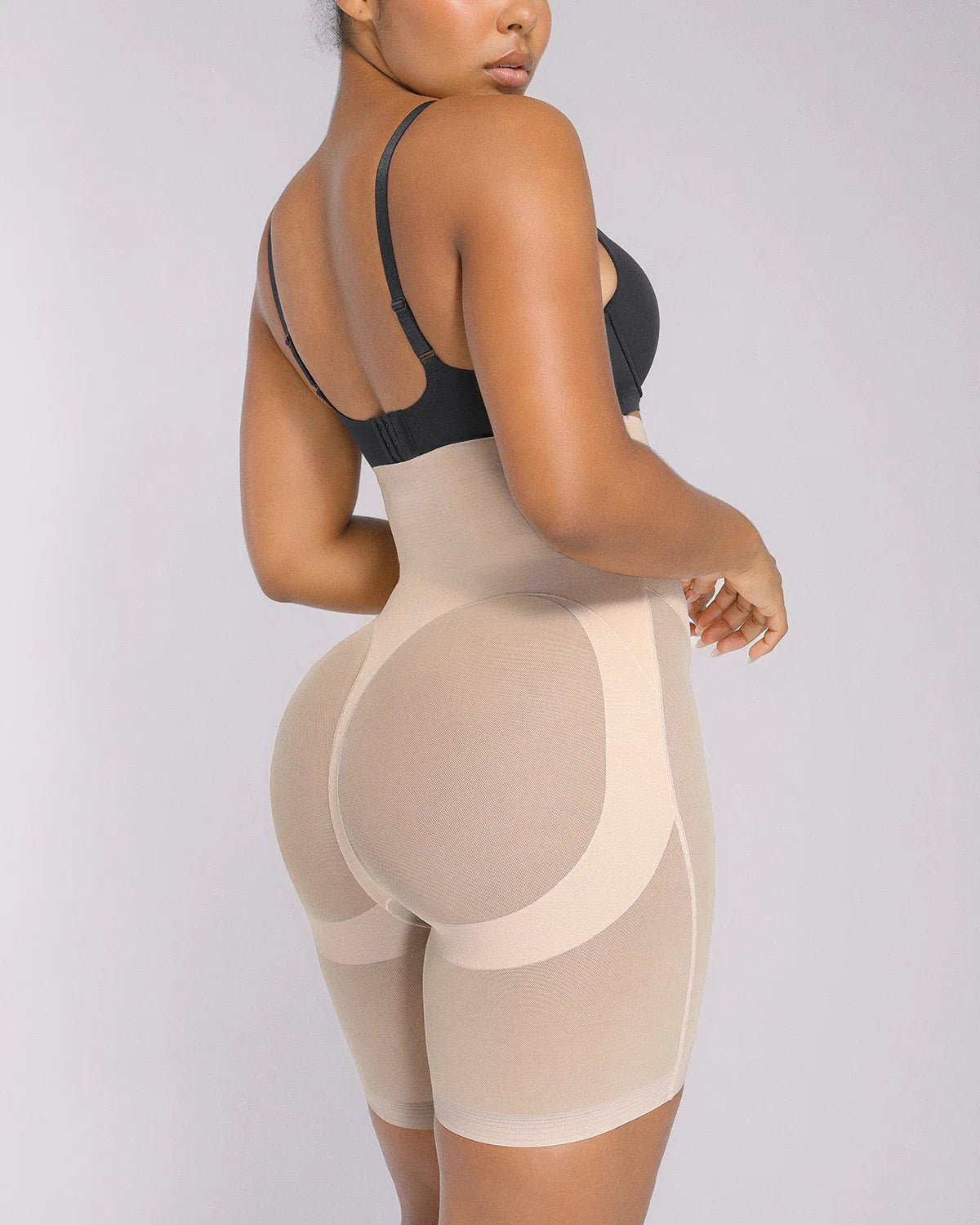High-Waisted Mid Thigh Short + Capri