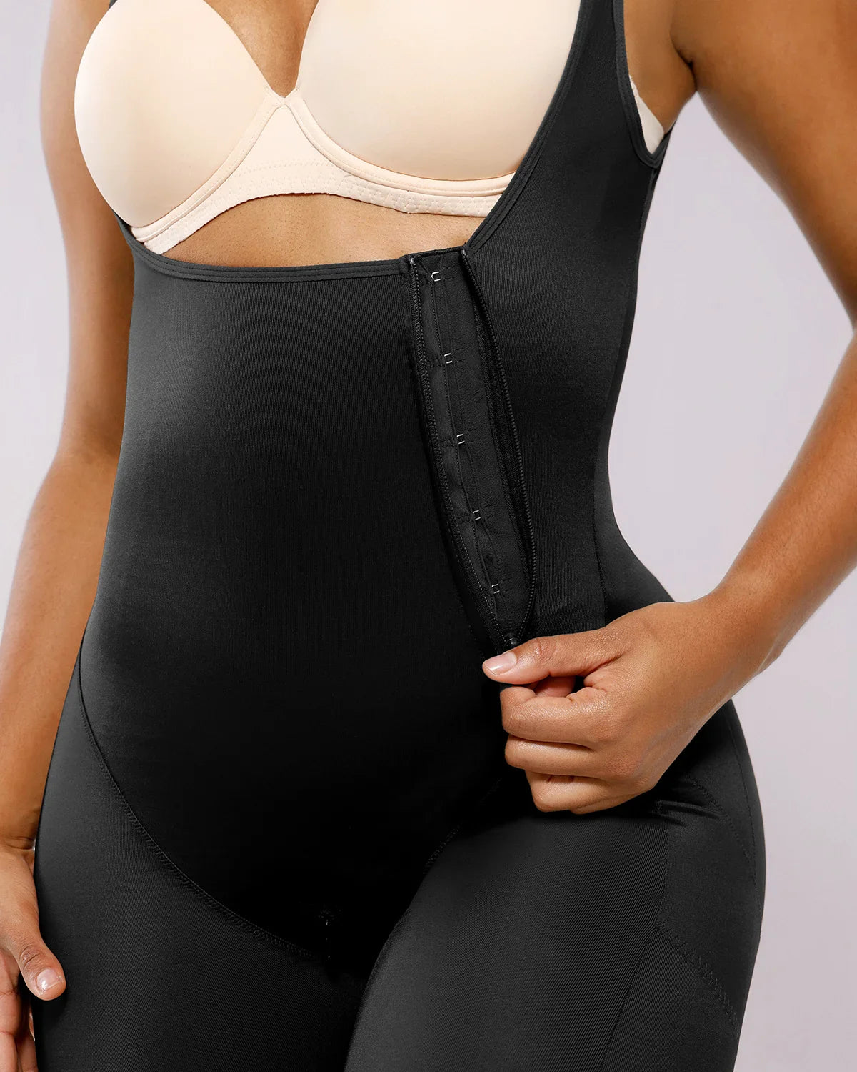 SilkSculpt Open Bust Full Bodysuit