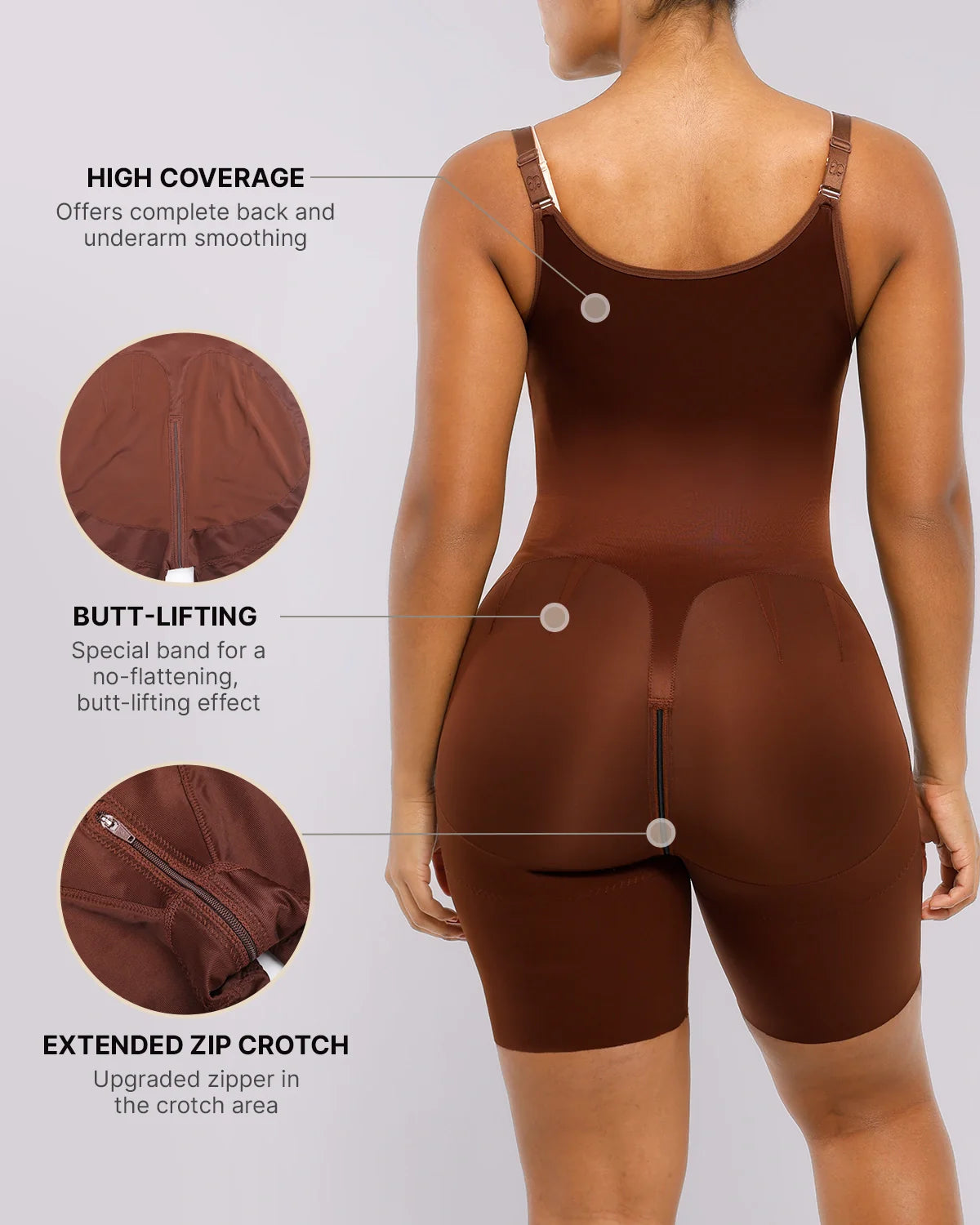 SilkSculpt Open Bust Full Bodysuit