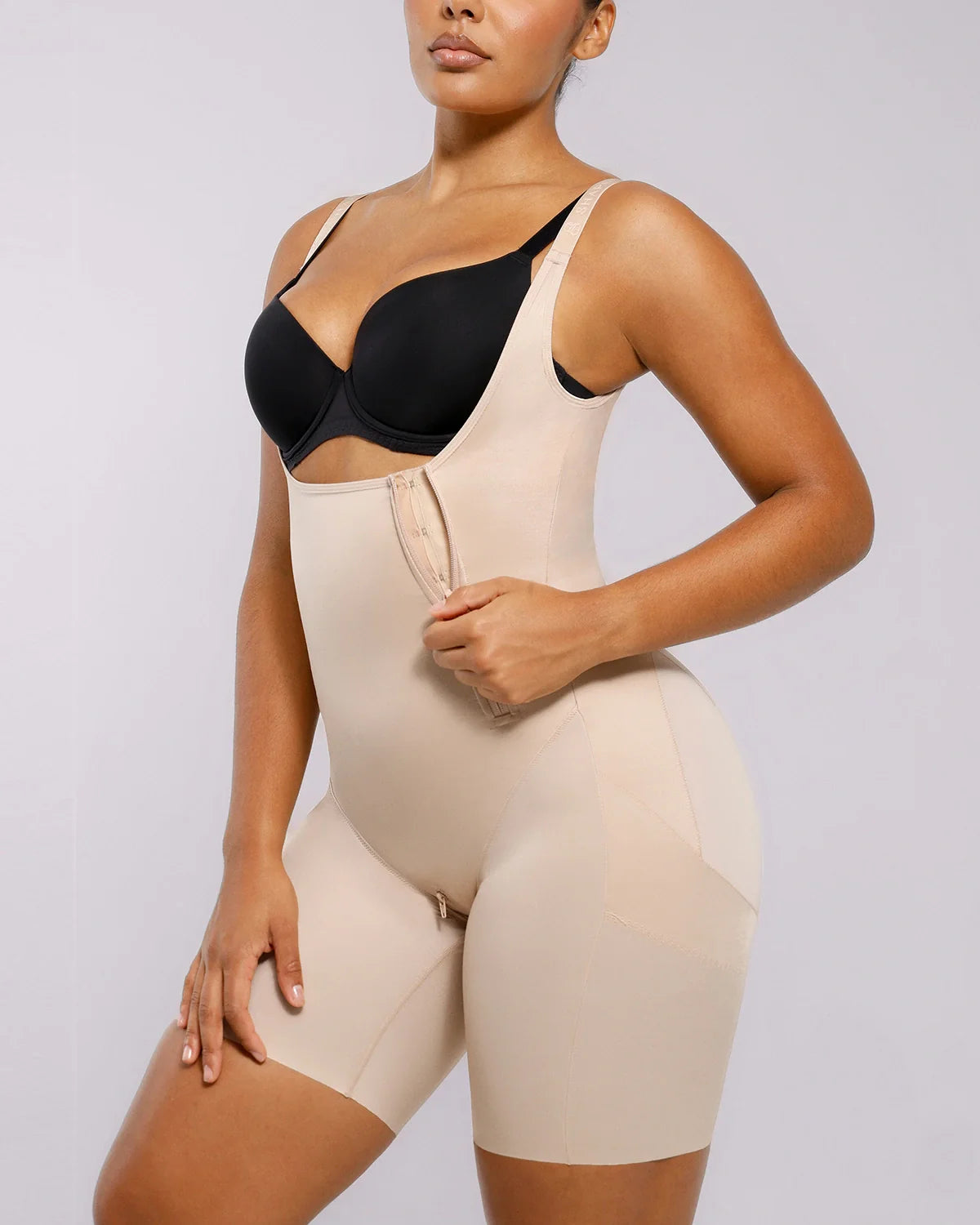SilkSculpt Open Bust Full Bodysuit