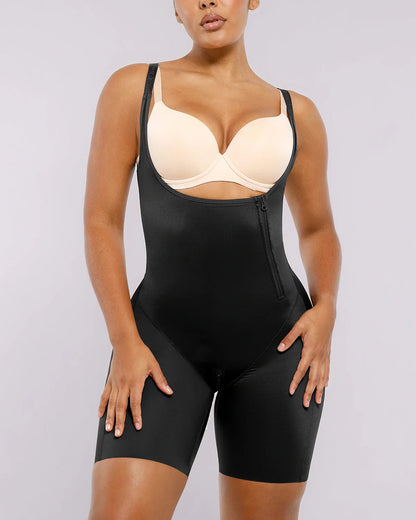 SilkSculpt Open Bust Full Bodysuit