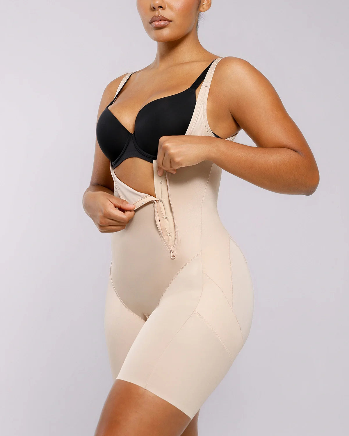 SilkSculpt Open Bust Full Bodysuit