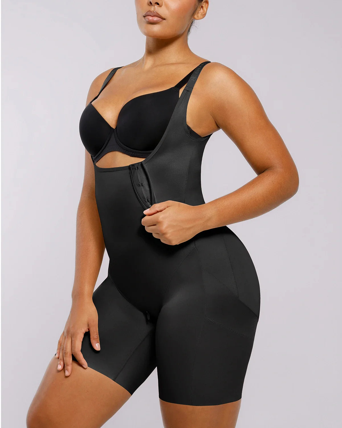 SilkSculpt Open Bust Full Bodysuit