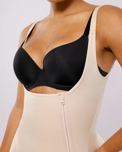 SilkSculpt Open Bust Full Bodysuit
