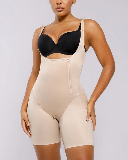 SilkSculpt Open Bust Full Bodysuit