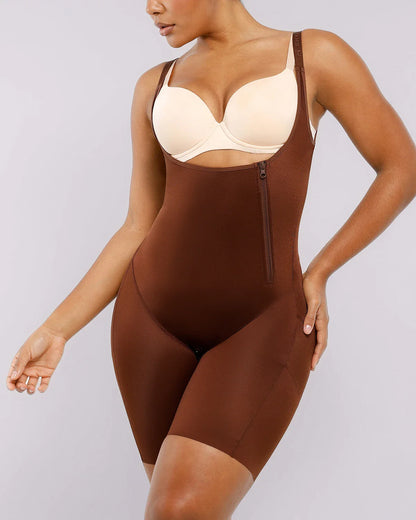 SilkSculpt Open Bust Full Bodysuit