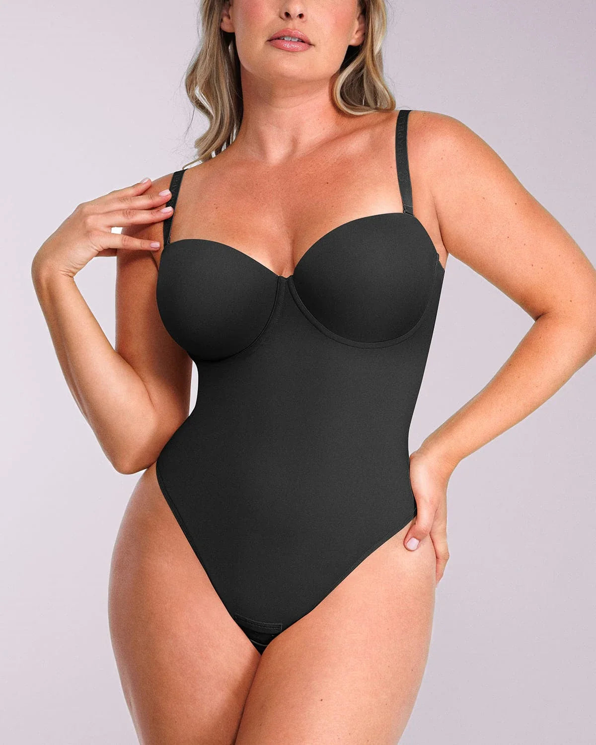 Strapless Thong Bodysuit