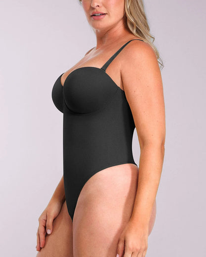 Strapless Thong Bodysuit