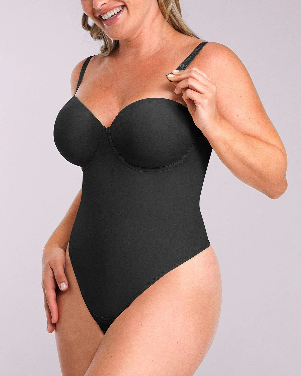 Strapless Thong Bodysuit