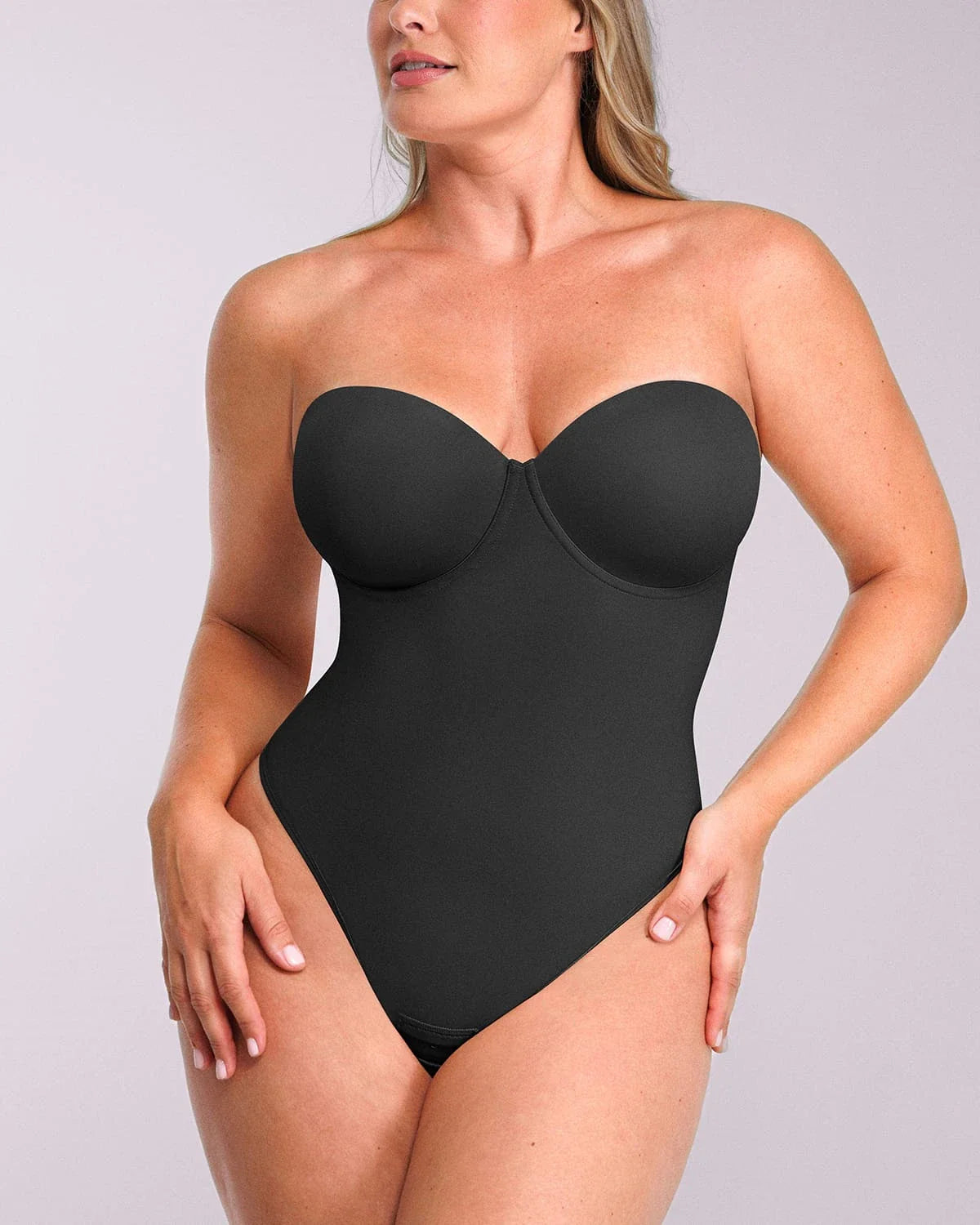 Strapless Thong Bodysuit