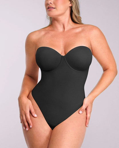 Strapless Thong Bodysuit