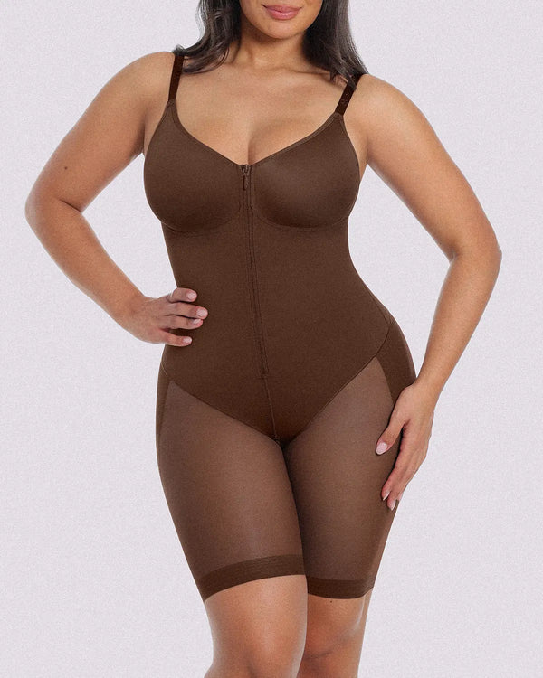 Hourglass Full Body Mid Thigh Bodysuit