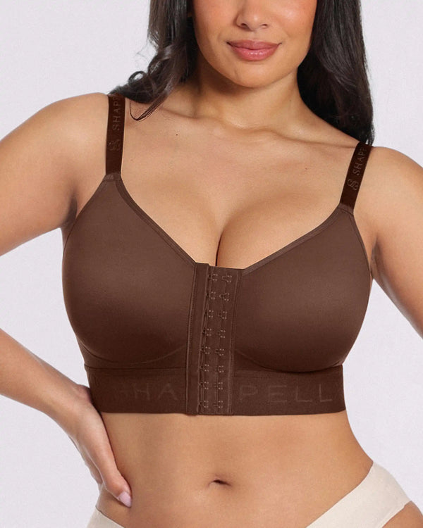 Unlined Wireless Front-Closure Bra