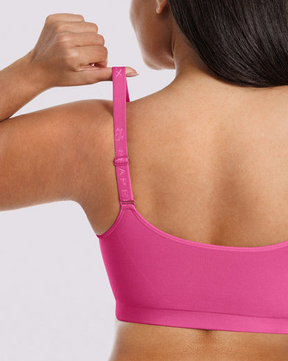 Skin Flow Front-Zipper Wireless Bra