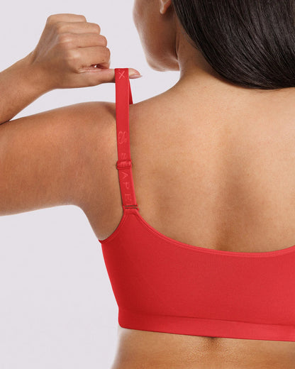 Skin Flow Front-Zipper Wireless Bra