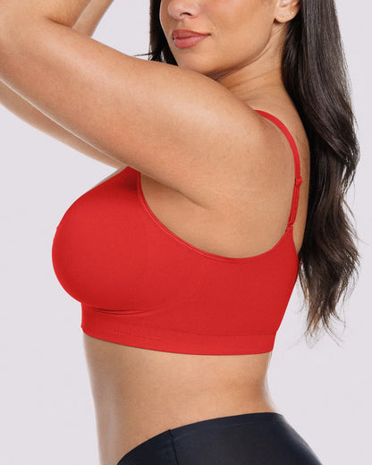 Skin Flow Front-Zipper Wireless Bra