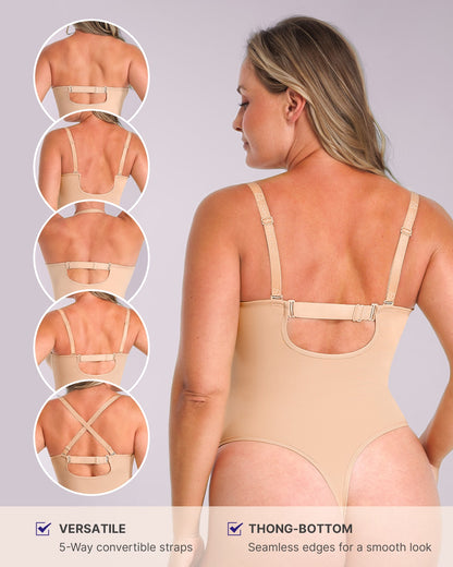 Strapless Thong Bodysuit