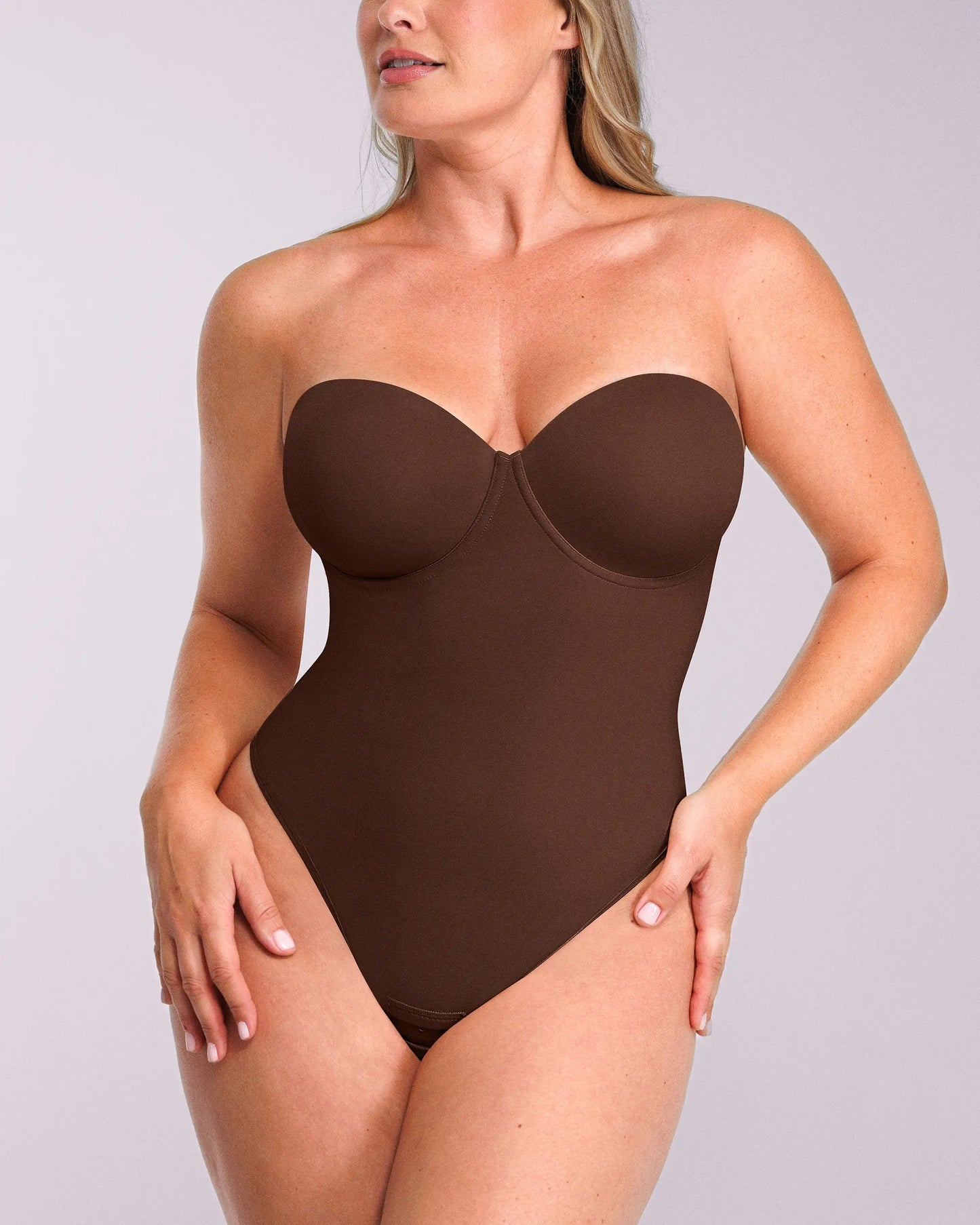 Strapless Thong Bodysuit