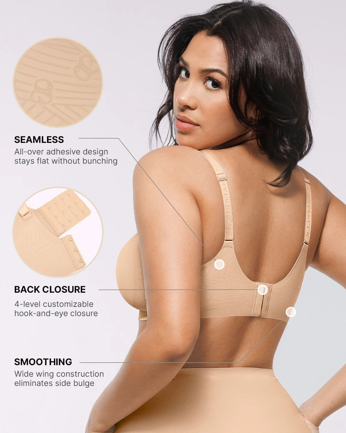 Cream Touch™ Glättender bügelloser BH