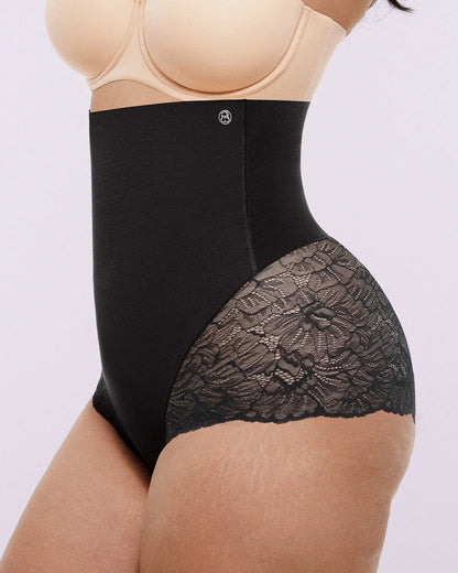 MeshSmooth™ High-Waisted  Sheer Lace Brief