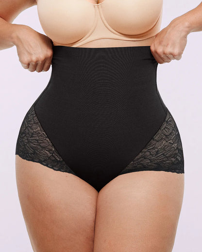 MeshSmooth™ High-Waisted  Sheer Lace Brief