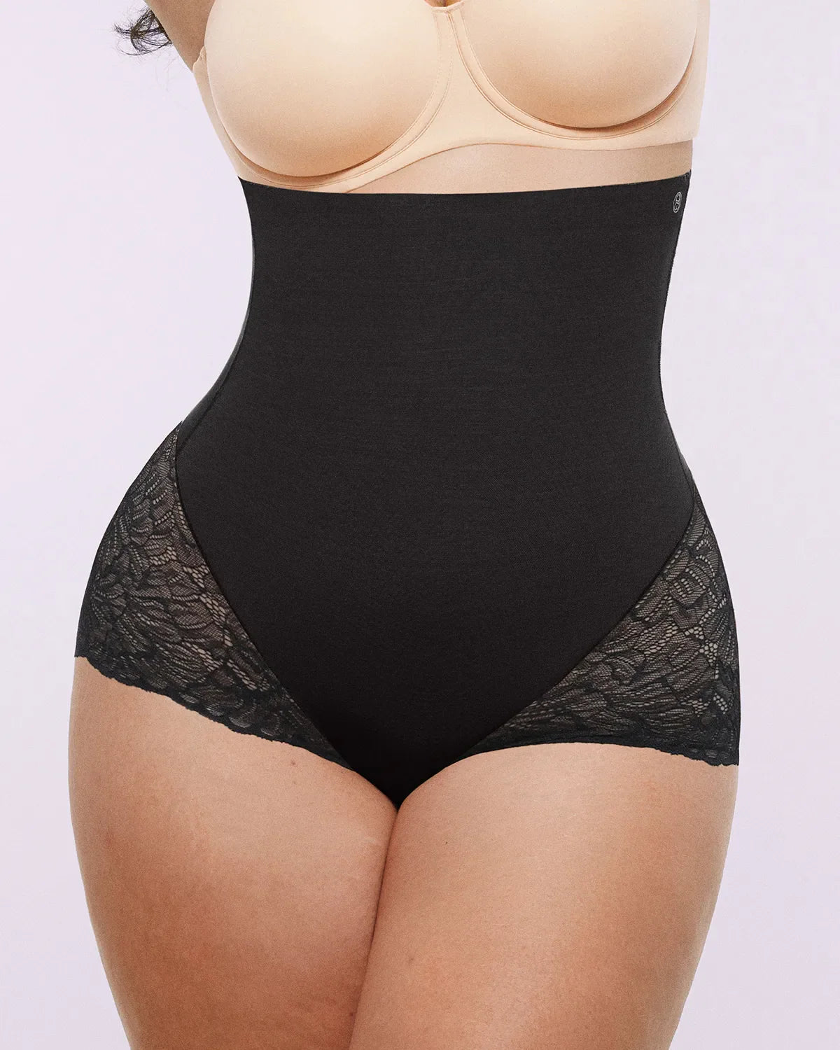 MeshSmooth™ High-Waisted  Sheer Lace Brief