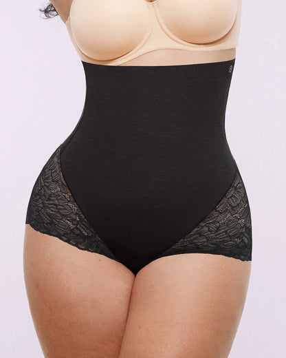 MeshSmooth™ High-Waisted  Sheer Lace Brief