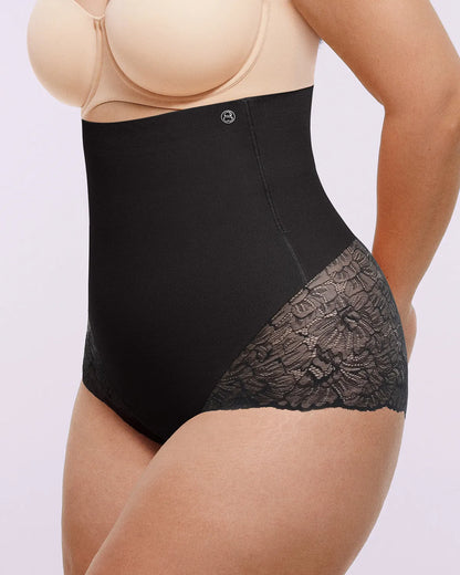 MeshSmooth™ High-Waisted  Sheer Lace Brief