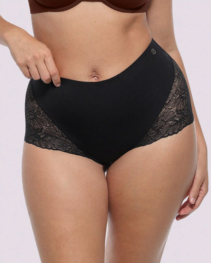MeshSmooth™ Mid-Waist Lace Brief