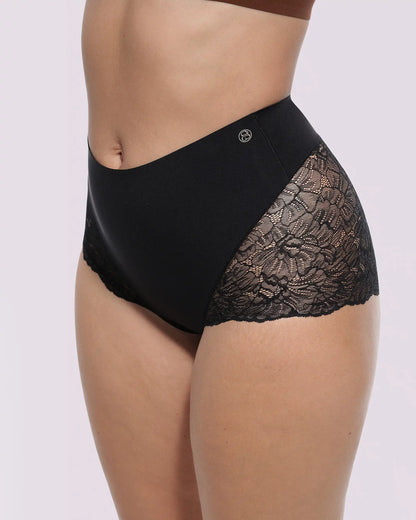 MeshSmooth™ Mid-Waist Lace Brief