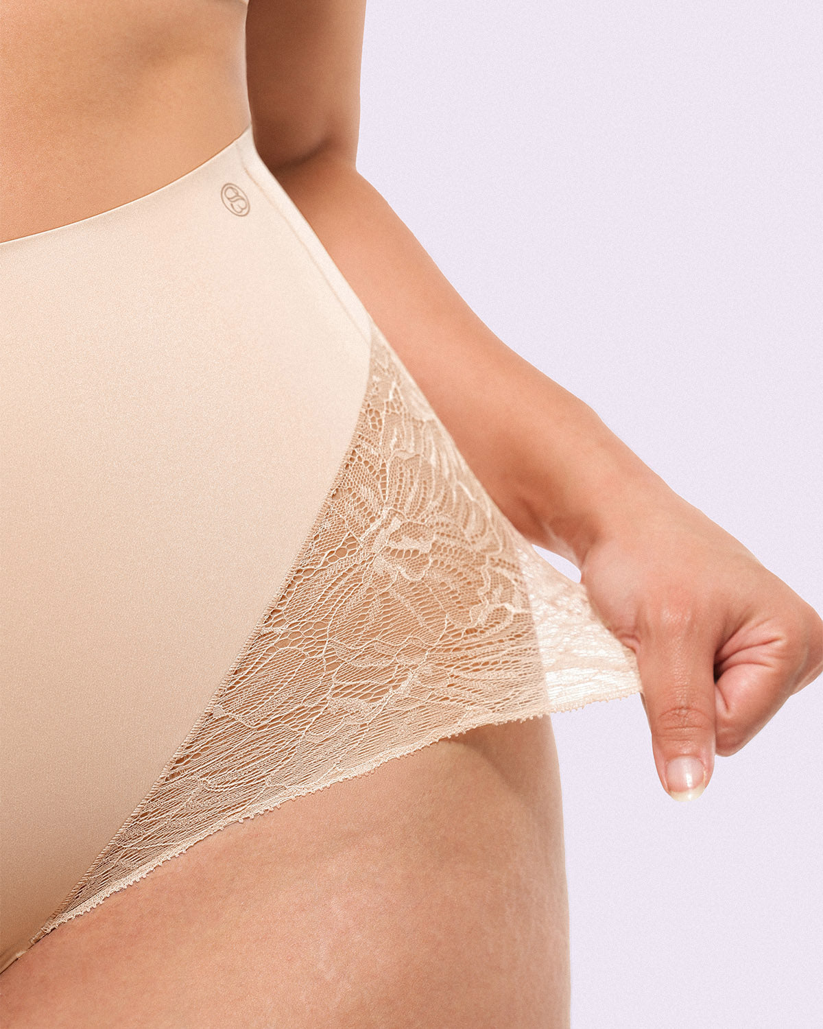 MeshSmooth™ Mid-Waist Lace Brief