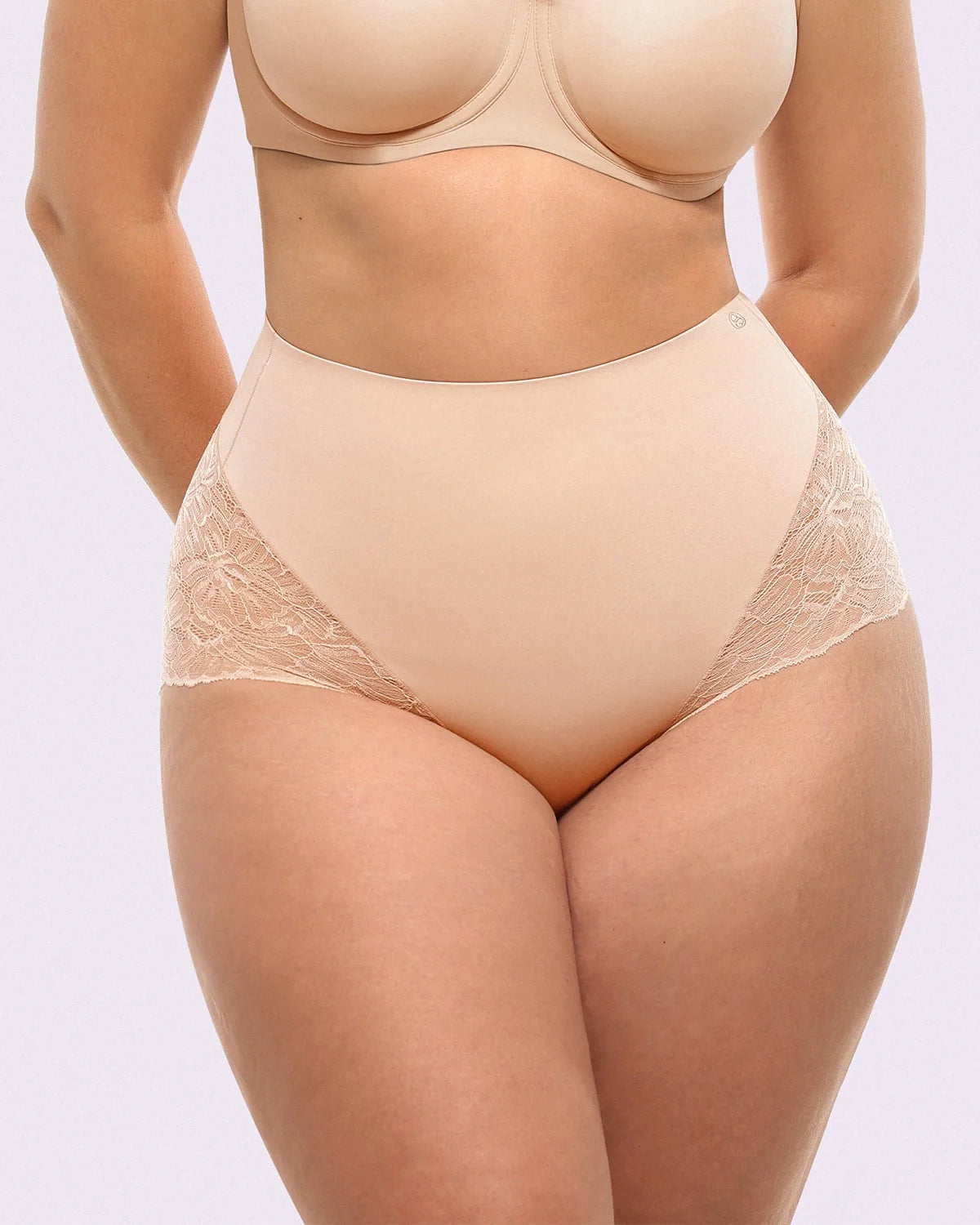 MeshSmooth™ Mid-Waist Lace Brief