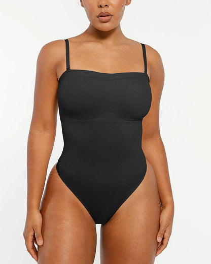 Skin Flow Strapless Sculpt Thong Bodysuit