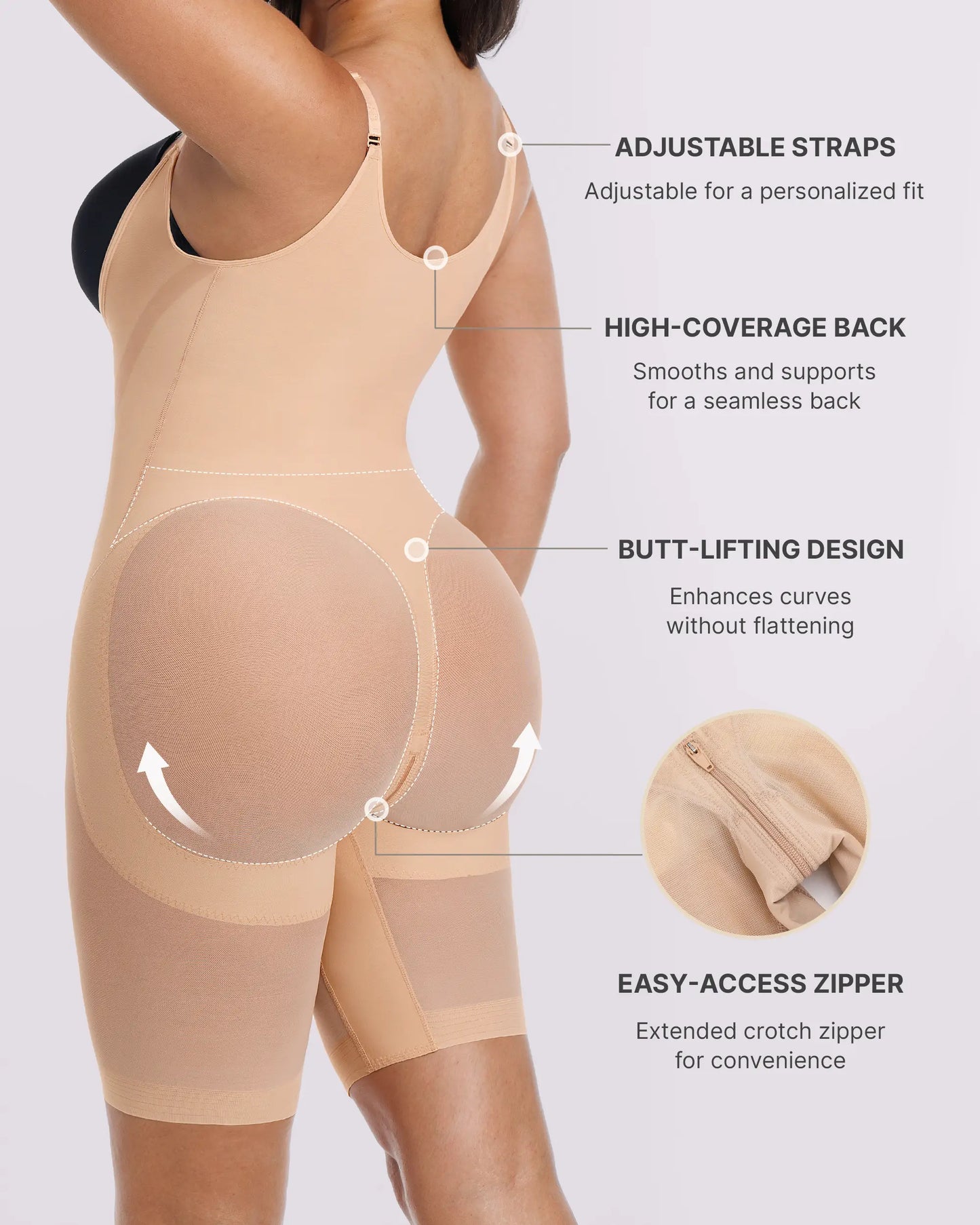 Curve Code™ Airy Comfy Smoothing Bodysuit