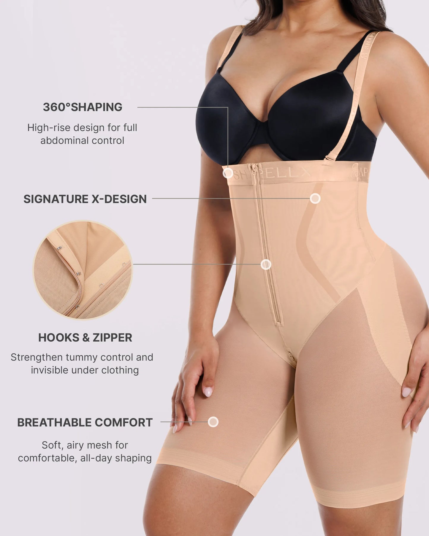 Curve Code™ Airy Comfy Smoothing Short