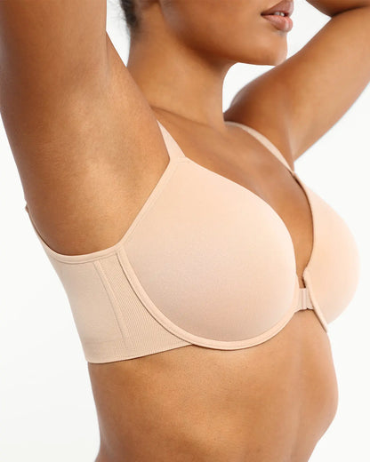 Skin Flow Front Close Underwired T-Shirt Bra