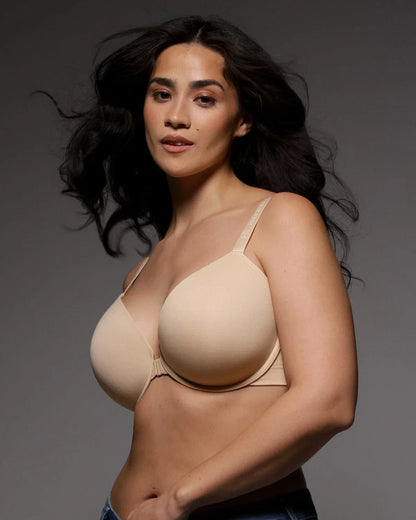 Skin Flow Front Close Underwired T-Shirt Bra