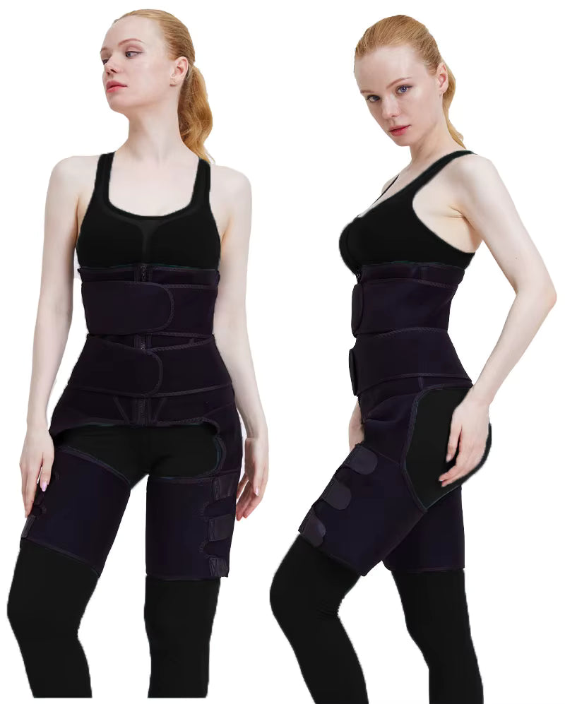 Body Curvy™ Neoprene Waist & Thigh Shaper with Adjustable Belt