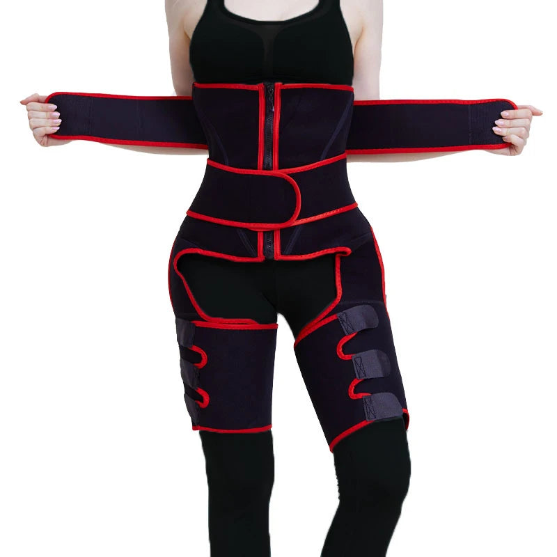 Body Curvy™ Neoprene Waist & Thigh Shaper with Adjustable Belt