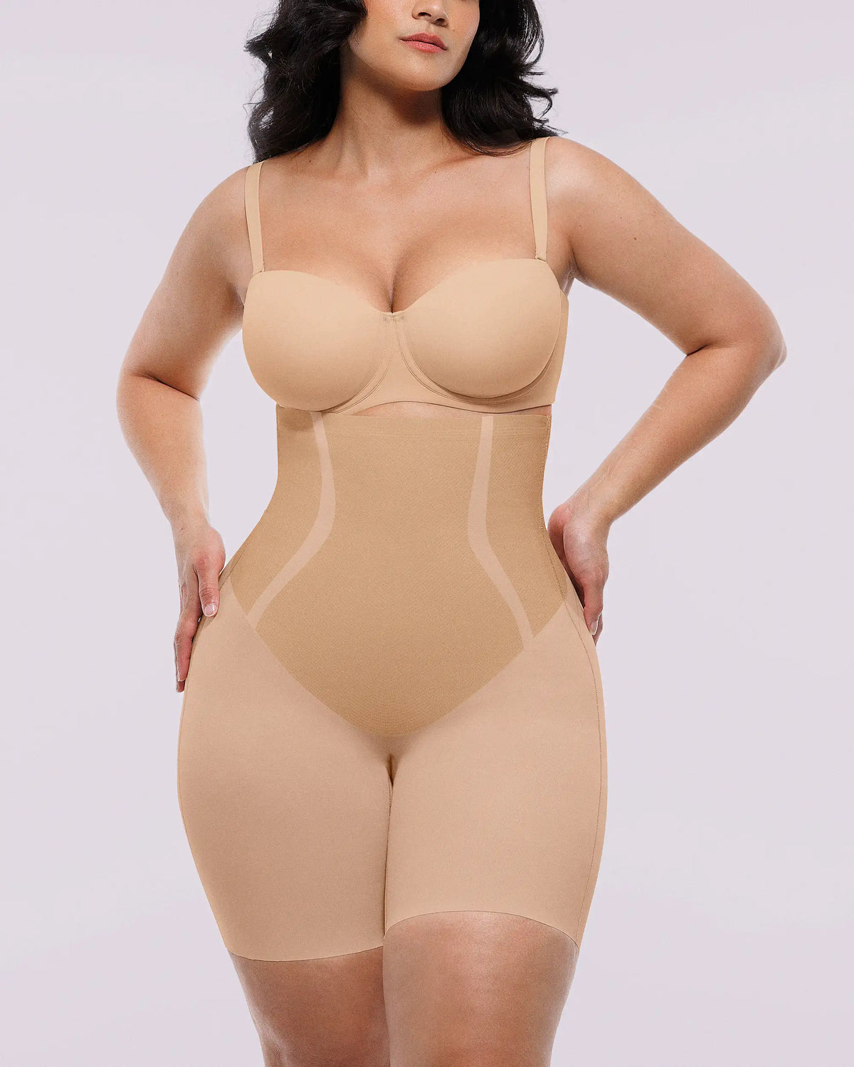 Calções de Cintura Subida e Comprimento Médio da Coxa Curve Code™ LYCRA®FitSense™