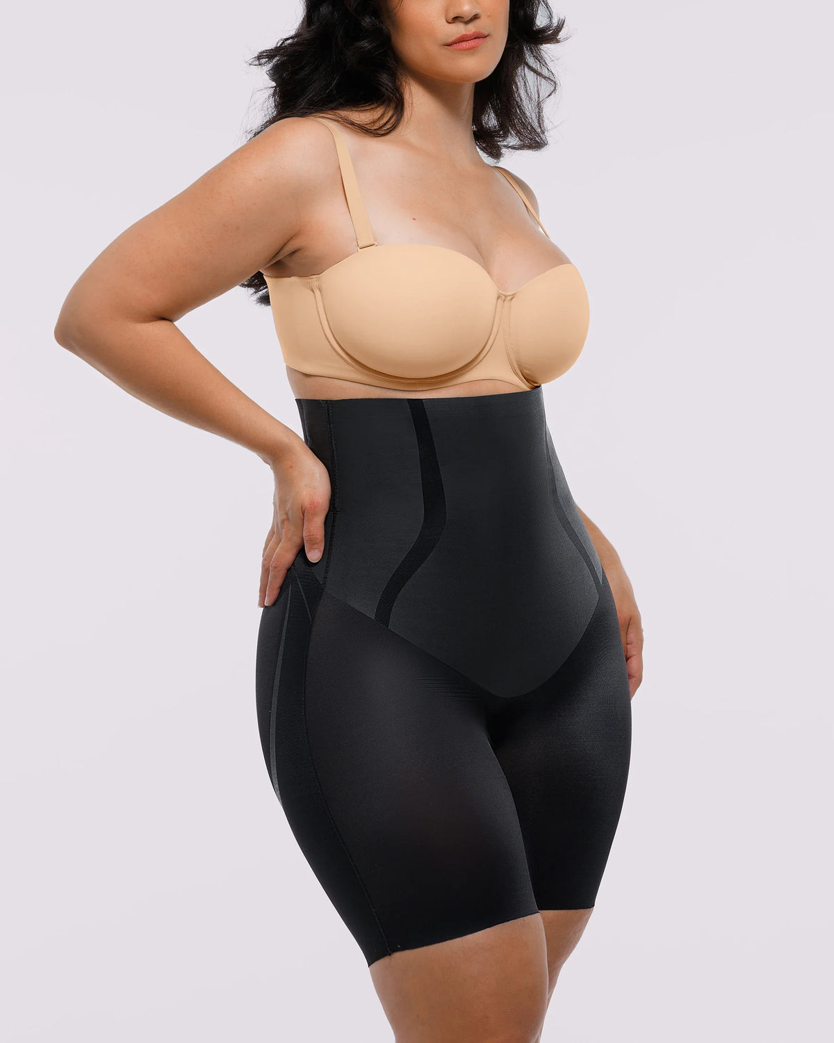 Calções de Cintura Subida e Comprimento Médio da Coxa Curve Code™ LYCRA®FitSense™